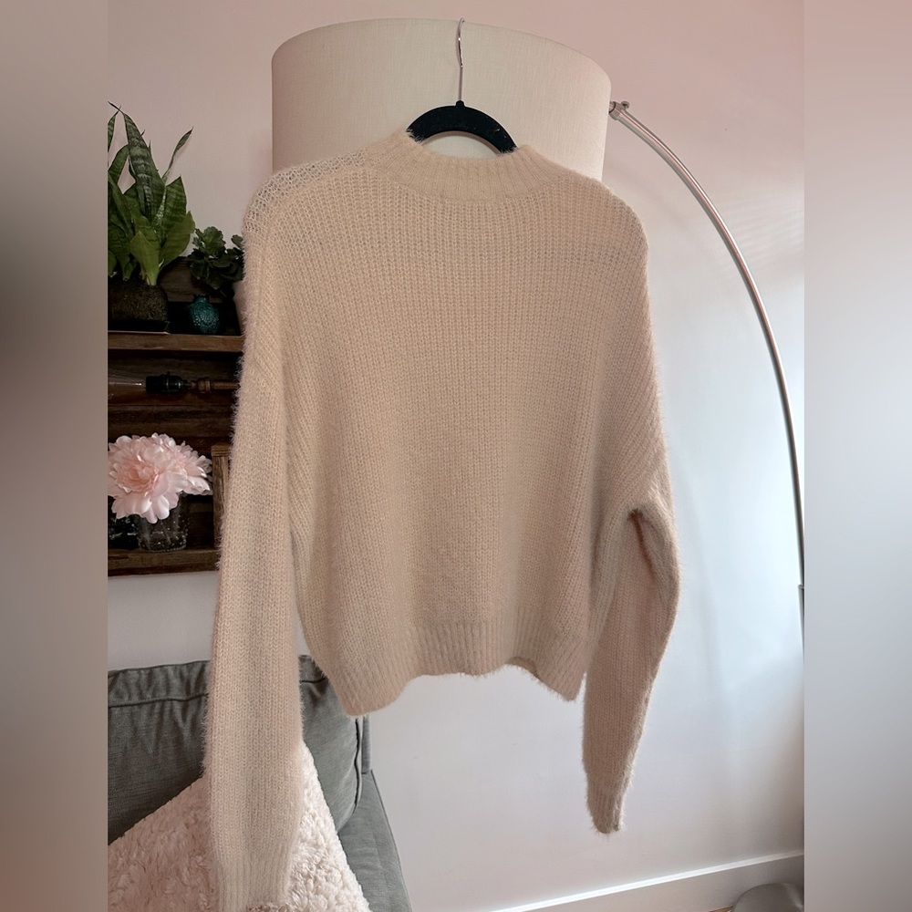 Cozy Pink Turtleneck Sweater